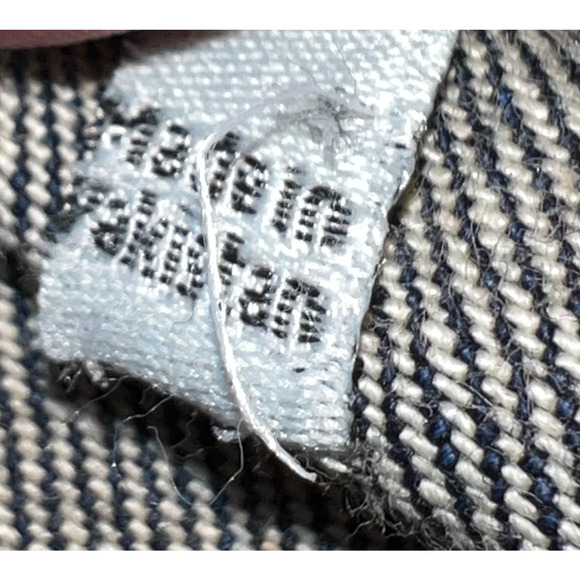 Joules Womens Jean Skirt Size 16 Short Button Front Dark Wash Mid Rise Stretch - Picture 9 of 12